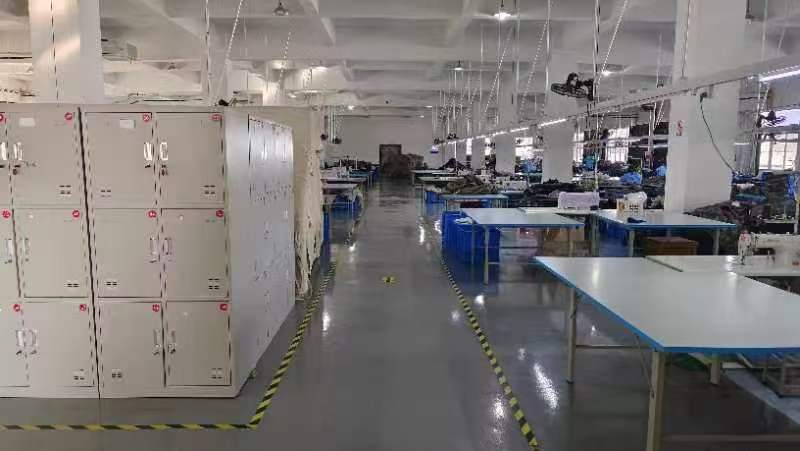 Sewing floor section